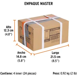 Dados 8mm E1/4 Tubulares Hexagonales CrVanadio, Truper 13202 Truper-Dados 8mm E1/4 Tubulares Hexagonales CrVanadio, Truper 13202
