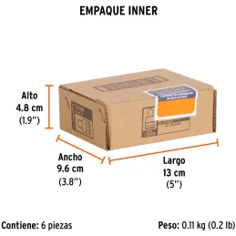 Dados 7mm E1/4 Hexagonales CrVanadio, Truper 13169 Truper-Dados 7mm E1/4 Hexagonales CrVanadio, Truper 13169 Fabricado en acero 