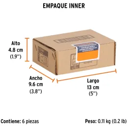 Dados 5mm E1/4 Hexagonales CrVanadio, Truper 13167 Truper-Dados 5mm E1/4 Hexagonales CrVanadio, Truper 13167 Fabricado en acero 