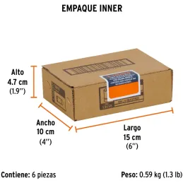 Dados para Bujia 5/8" E3/8 Tubulares Hexagonales, Truper 13655 Truper-Dados para Bujia 5/8" E3/8 Tubulares Hexagonales, Truper 1