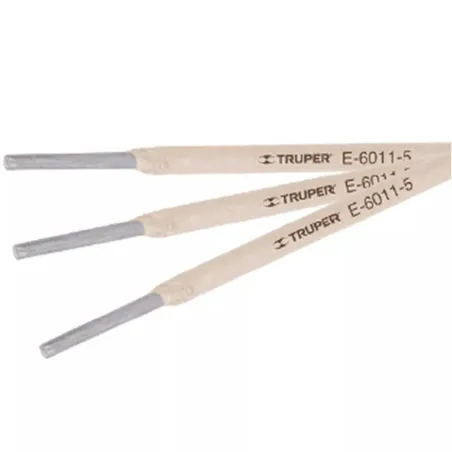  Electrodo 6011 5/32" 1kg, Potasio celulosa, alta penetracion, encendido instantaneo y arco estable, E6011-5 15461 Truper 11.016