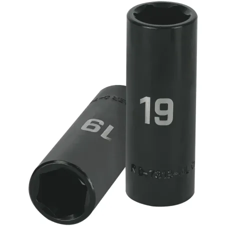 Dados 19mm E1/2 Impacto Tubulares Hexagonales CrMolibdeno, Truper 12431 Truper-Dados 19mm E1/2 Impacto Tubulares Hexagonales CrM