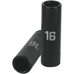 Dados 16mm E1/2 Impacto Tubulares Hexagonales CrMolibdeno, Truper 12428 Truper-Dados 16mm E1/2 Impacto Tubulares Hexagonales CrM