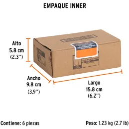 Dados 17mm E1/2 Impacto Tubulares Hexagonales CrMolibdeno, Truper 12429 Truper-Dados 17mm E1/2 Impacto Tubulares Hexagonales CrM