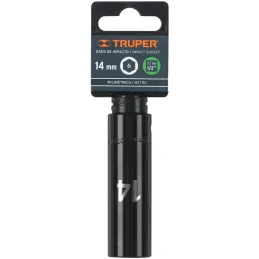 Dados 14mm E1/2 Impacto Tubulares Hexagonales CrMolibdeno, Truper 12426 Truper-Dados 14mm E1/2 Impacto Tubulares Hexagonales CrM