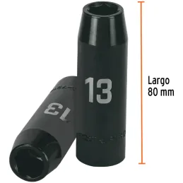Dados 13mm E1/2 Impacto Tubulares Hexagonales CrMolibdeno, Truper 12425 Truper-Dados 13mm E1/2 Impacto Tubulares Hexagonales CrM