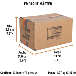 Dados 12mm E1/2 Impacto Tubulares Hexagonales CrMolibdeno, Truper 12424 Truper-Dados 12mm E1/2 Impacto Tubulares Hexagonales CrM