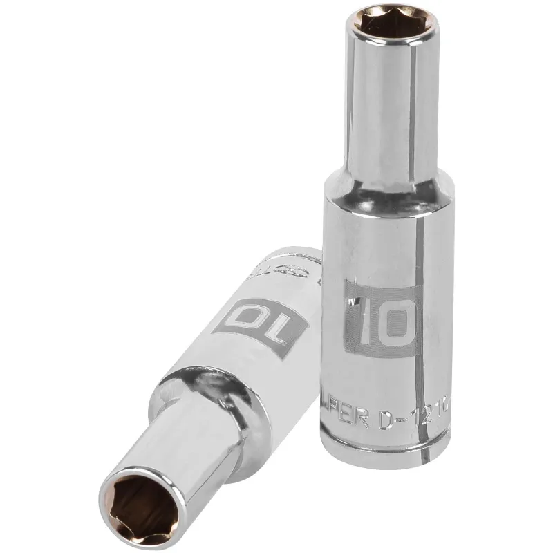 Dados 10mm E1/2 Tubulares Hexagonales CrVanadio, Truper 13350 Truper-Dados 10mm E1/2 Tubulares Hexagonales CrVanadio, Truper 133