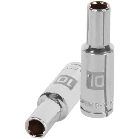Dados 10mm E1/2 Tubulares Hexagonales CrVanadio, Truper 13350 Truper-Dados 10mm E1/2 Tubulares Hexagonales CrVanadio, Truper 133