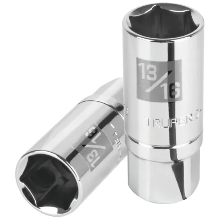 Dados para Bujia 13/16" E1/2 Tubulares Hexagonales, Truper 13366 Truper-Dados para Bujia 13/16" E1/2 Tubulares Hexagonales, Trup