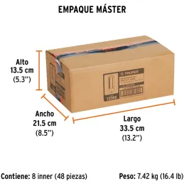 Dados para Bujia 13/16" E1/2 Tubulares Hexagonales, Truper 13366 Truper-Dados para Bujia 13/16" E1/2 Tubulares Hexagonales, Trup