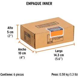 Dados para Bujia 5/8" E1/2 Tubulares Hexagonales Truper 13365 Truper-Dados para Bujia 5/8" E1/2 Tubulares Hexagonales Truper 133