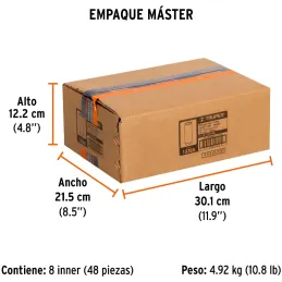 Dados para Bujia 5/8" E1/2 Tubulares Hexagonales Truper 13365 Truper-Dados para Bujia 5/8" E1/2 Tubulares Hexagonales Truper 133