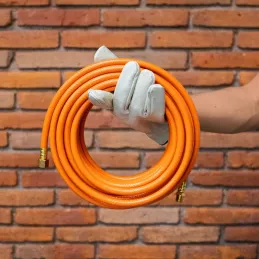 Mangueras para compresor de Alta Presion de PVC 1/4" Conector Movil 15 m, MAN-PI-15-1/4 19015 Truper Truper-Mangueras para compr