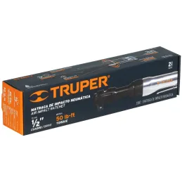 Ratchet Matraca Neumatica 1/2", Carcasa de Aluminio pulido, TPN-886H-2 11189 Truper Truper-Ratchet Matraca Neumatica 1/2", Carca