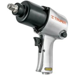 Llave Neumatica Pistola de Impacto 1/2" Industrial, Carcasa de Aluminio Pulido, TPN-734H-2 11187 Truper Truper-Llave Neumatica P