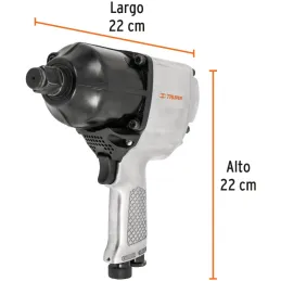 Llave Neumatica Pistola de Impacto 3/4" Industrial, Carcasa de Aluminio Pulido, TPN-776X-2 16889 Truper Truper-Llave Neumatica P