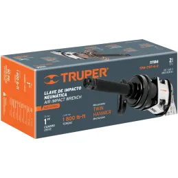 Llave Neumatica Pistola de Impacto 1" Industrial, Carcasa de Aluminio Pulido, TPN-797-6-2 11186 Truper Truper-Llave Neumatica Pi