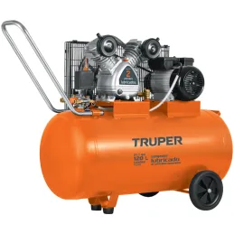 Compresoras de Aire de 4HP 120 Litros, Uso Ininterrumpido Arranque Automatico, Truper COMP-120LHC 102132 Truper-Compresoras de A