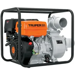Motobombas 4" 9HP 1500L Motor Gasolina 270cc 4T 25m Truper 17118 Truper-Motobombas 4" 9HP 1500L Motor Gasolina 270cc 4T 25m Trup