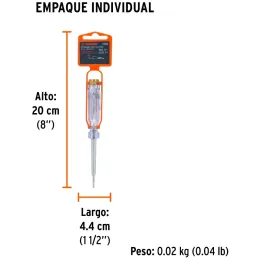 Probadores Piloto Corriente Alterna 14 cm, ideal para circuitos de 100 - 500 V, PROCO-14 13988 Truper Truper-Probadores Piloto C