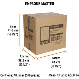 Probadores Piloto Corriente Alterna 14 cm, ideal para circuitos de 100 - 500 V, PROCO-14 13988 Truper Truper-Probadores Piloto C