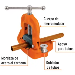 Prensa de Yugo para tubo de 2", Cuerpo de hierro nodular mordazas en acero al carbono, PTU-20 17705 Truper Truper-Prensa de Yugo