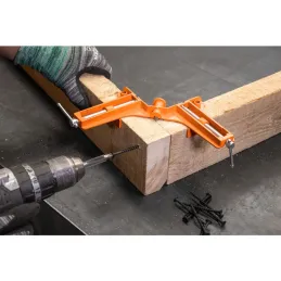 Prensa Esquinera 3" o 76.2 mm, cuerpo de aluminio tornillo de acero, angulos perfectos, PESQ-3 17690 Truper Truper-Prensa Esquin