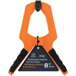 Prensa de Resorte 8" Apertura 3" Cuerpo de Nylon Mango TPR, PRE-8 17702 Truper Truper-Prensa de Resorte 8" Apertura 3" Cuerpo de