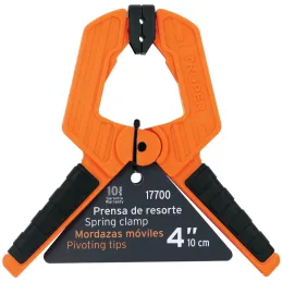 Prensa de Resorte 1 1/2", Cuerpo de Nylon Mango comodos de TPR, PRE-4 17700 Truper Truper-Prensa de Resorte 1 1/2", Cuerpo de Ny