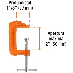 Prensa Mini de hierro Nodular 2", Manija deslizante en T, uso general, PNT-2 17659 Truper Truper-Prensa Mini de hierro Nodular 2