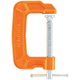 Prensa de hierro Nodular 3", Manija deslizante en T, uso general, PNT-3 17660 Truper Truper-Prensa de hierro Nodular 3", Manija 