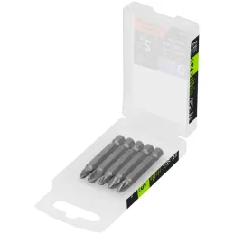 Juego de Puntas 5Piezas Pozidriv 2PZ1 2PZ2 1Z3 L2", para Desarmador Electrico o Manual, Truper 17799 Truper-Juego de Puntas 5Pie