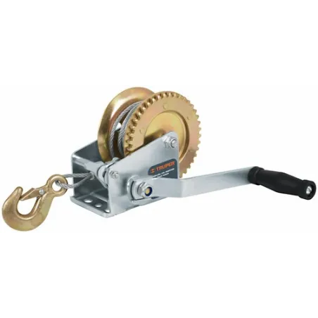  Templadoras de Manivela con Cable 300kg, en acero, ideal para remolque y cargas pesadas, MAW-27C 14719 Truper 64.40678 Templado