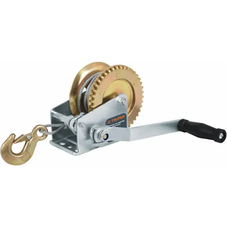  Templadoras de Manivela con Cable 650kg, en acero, ideal para remolque y cargas pesadas, MAW-54C 14720 Truper 82.20339 Templado