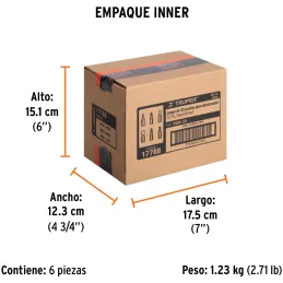Juego de Puntas 33 Piezas, Largo1", Acero al cromo vanadio, para Desarmador Electrico o Manual, PUN-33 17788 Truper Truper-Juego