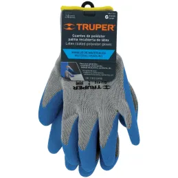 Guantes para Jardinero Talla G cubierto de latex puño tejido, GU-JAR-G 15267 Truper Truper-Guantes para Jardinero Talla G cubier