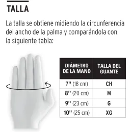 Guantes para Jardinero Talla G cubierto de latex puño tejido, GU-JAR-G 15267 Truper Truper-Guantes para Jardinero Talla G cubier