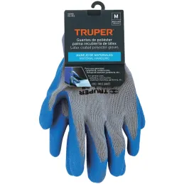 Guantes para Jardinero Talla M cubierto de latex puño tejido, GU-JAR-M 15266 Truper Truper-Guantes para Jardinero Talla M cubier