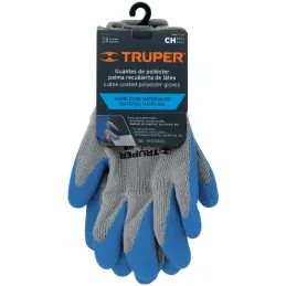 Guantes para Jardinero Talla CH cubierto de latex puño tejido, GU-JAR-C 15265 Truper Truper-Guantes para Jardinero Talla CH cubi