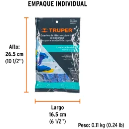 Guantes de Latex Talla G Rec Neopreno para limpieza Truper 15269 Truper-Guantes de Latex Talla G Rec Neopreno para limpieza Trup
