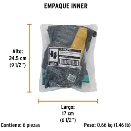Guantes de Latex Talla G Rec Neopreno para limpieza Truper 15269 Truper-Guantes de Latex Talla G Rec Neopreno para limpieza Trup