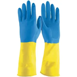 Guantes de Latex Talla M Rec Neopreno para limpieza Truper 15268 Truper-Guantes de Latex Talla M Rec Neopreno para limpieza Trup