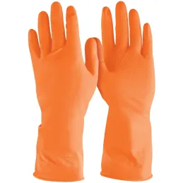 Guantes de Latex Talla M Afelpado para limpieza Truper 14262 Truper-Guantes de Latex Talla M Afelpado para limpieza Truper 14262