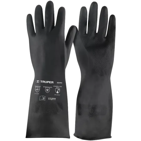 Guantes de Neopreno Talla G para Quimicos Solventes Truper 14271 Truper-Guantes de Neopreno Talla G para Quimicos Solventes Trup