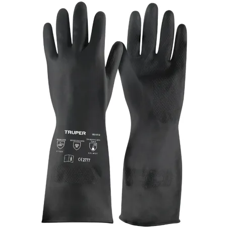 Guantes de Neopreno Talla M para Quimicos Solventes Truper 14270 Truper-Guantes de Neopreno Talla M para Quimicos Solventes Trup