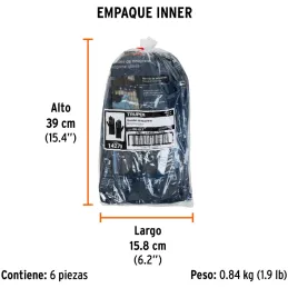 Guantes de Neopreno Talla M para Quimicos Solventes Truper 14270 Truper-Guantes de Neopreno Talla M para Quimicos Solventes Trup