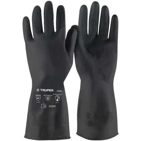 Guantes de Latex Talla G FlocadoAlgodon para Pintor Truper 14267 Truper-Guantes de Latex Talla G FlocadoAlgodon para Pintor Trup