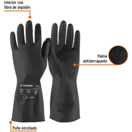 Guantes de Latex Talla G FlocadoAlgodon para Pintor Truper 14267 Truper-Guantes de Latex Talla G FlocadoAlgodon para Pintor Trup