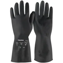 Guantes de Latex Talla M FlocadoAlgodón para Pintor Truper 14266 Truper-Guantes de Latex Talla M FlocadoAlgodón para Pintor Trup